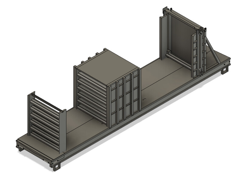 HO Scale - Modern MOW Welded Rail End Train Car