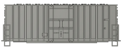 N Scale - 40ft High Cube Box Car Plug Door Outside Braced