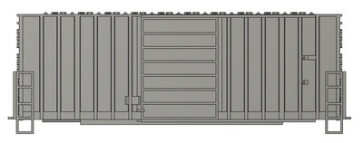 N Scale - 40ft High Cube Box Car Youngstown Door Outside Braced