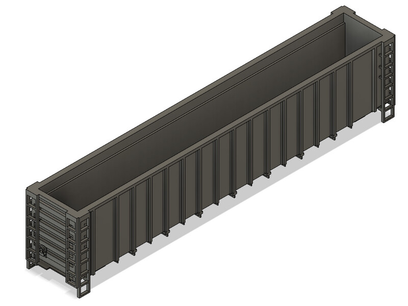 N Scale - Gunderson 65ft Garbage Gondola