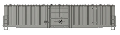 N Scale - Greenbrier 61.5ft Plate C Box Car with Amtrak Lock