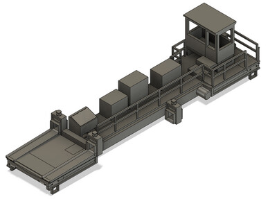 N Scale - Modern MOW Welded Rail Train Power Car CWRX