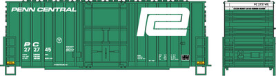 Penn Central 40ft High Cube Box Car Decals Large White Logo