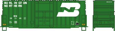 Burlington Northern 40ft High Cube Box Car Decals