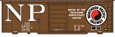 Northern Pacific 40ft Box Car Vista Dome Logo Decals