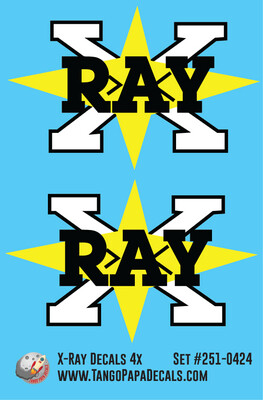 X-Ray 4x Decal Set