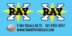 X-Ray 0.75x Decal Set