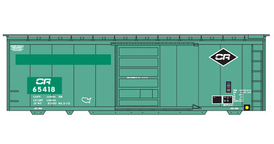 Conrail exLV 40ft Box Car Patch Out Decal Set
