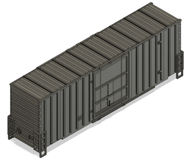 N Scale - Greenbrier 50ft Plate F Box Car