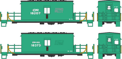 Conrail N6 N9 Transfer Caboose Ex PC Paint Out Decals
