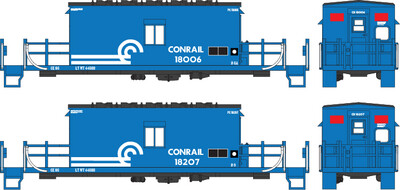 Conrail N6 N9 Transfer Caboose Medium Logo Decals