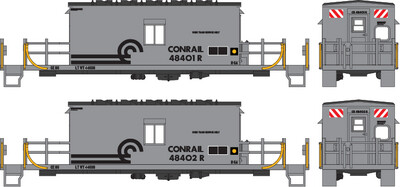 Conrail N6 N9 Transfer Caboose MOW Service Decals