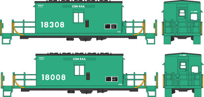 Conrail N6 N9 Transfer Caboose Ex PC Patchout Decals 2