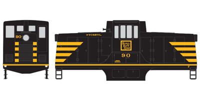 Nickel Plate GE 44ton Locomotive Decals