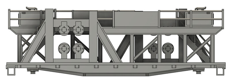 N Scale - Conrail MOW Welded Rail Train Power Car