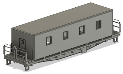 HO Scale - Conrail Camp Train Supply Car 1