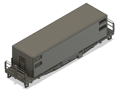 HO Scale - Conrail Camp Train Sleeper Car 3