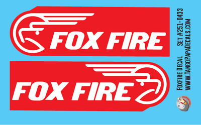 Fox Fire Rocket Decal