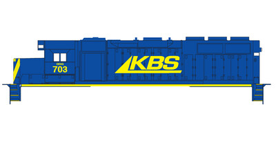 Kankakee Beaverville &amp; Southern GP Loco Decal