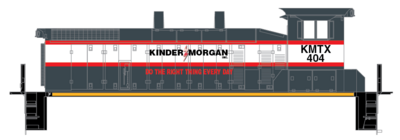 Kinder Morgan Switcher Locomotive Decals