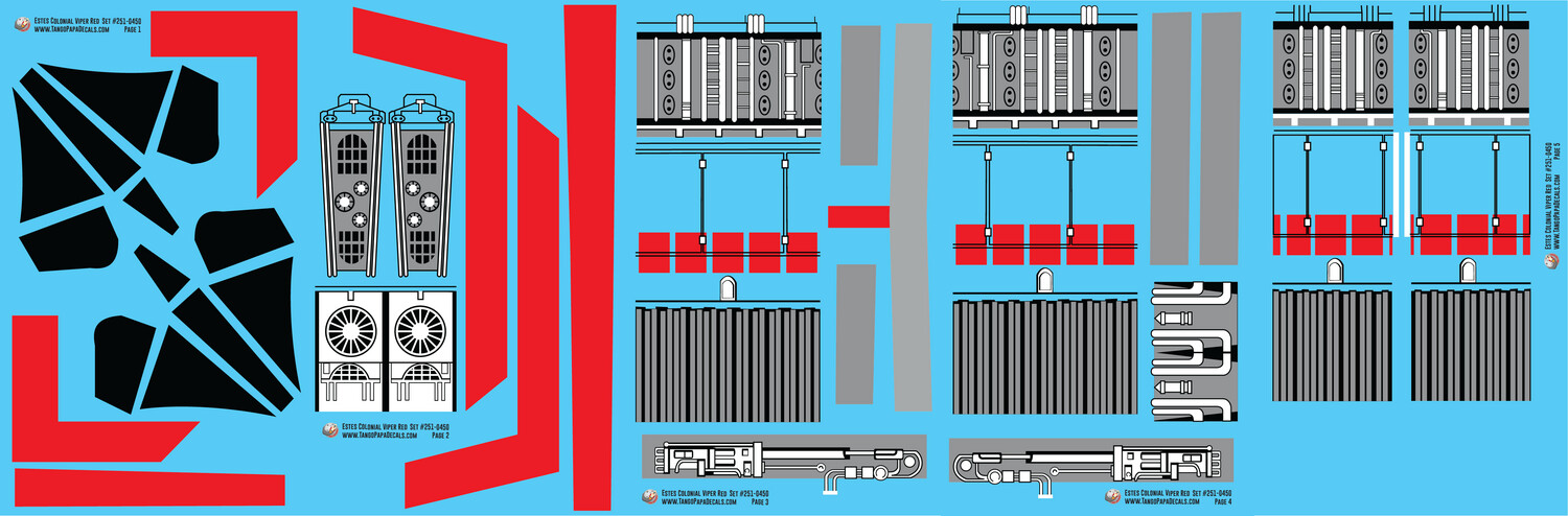 Estes Colonial Viper 4x Sizing