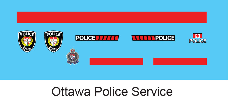 Kelleher Minifigures - Ottawa Police Service