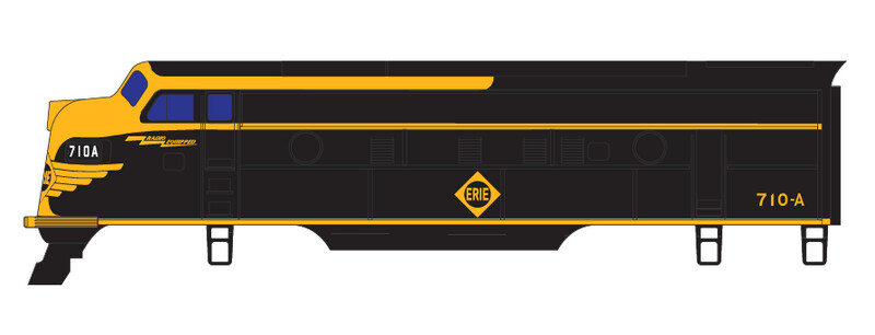 Erie Railroad F Unit Faded Yellow Decals