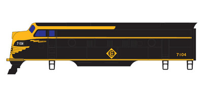 Erie Lackawanna Railroad F Unit exErie Patchout Decals