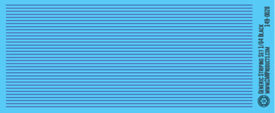 Generic Striping Decal Set Dark Blue