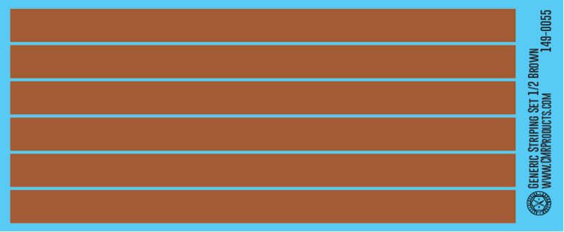Generic Striping Decal Set Brown