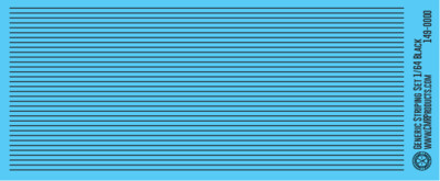 Generic Striping Decal Set Black