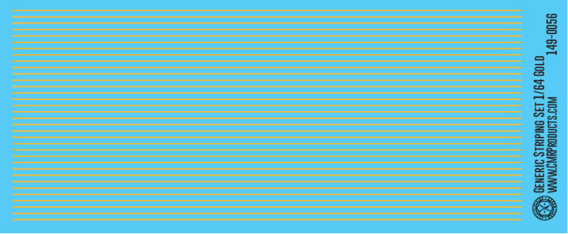 Generic Striping Decal Set Deluxe Gold