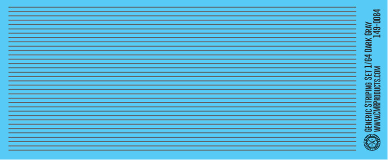 Generic Striping Decal Set Dark Gray