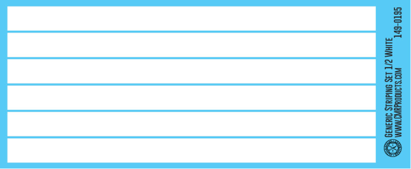 Generic Striping Decal Set White