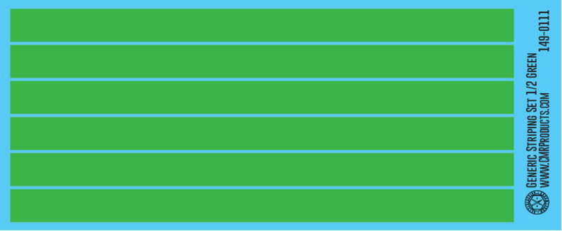 Generic Striping Decal Set Green