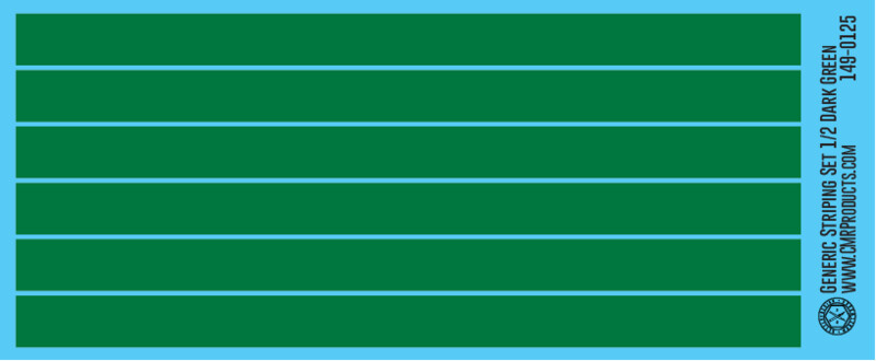 Generic Striping Decal Set Dark Green