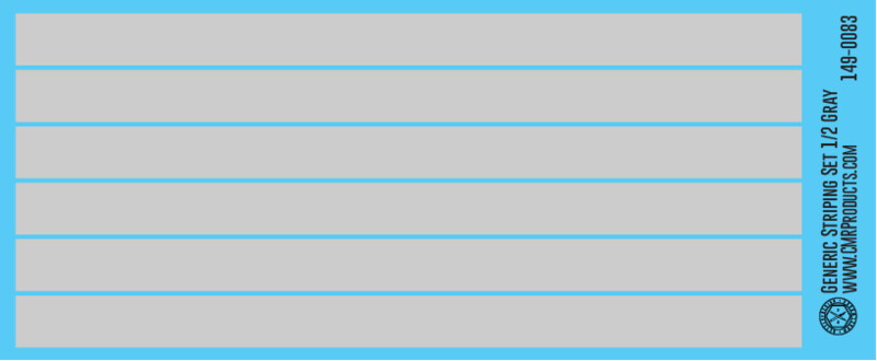 Generic Striping Decal Set Gray