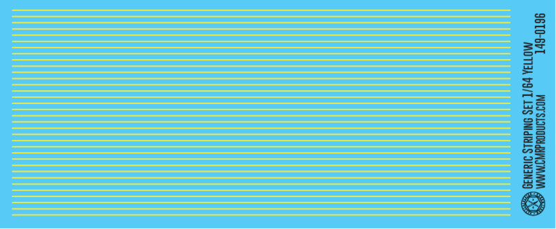 Generic Striping Decal Set Yellow