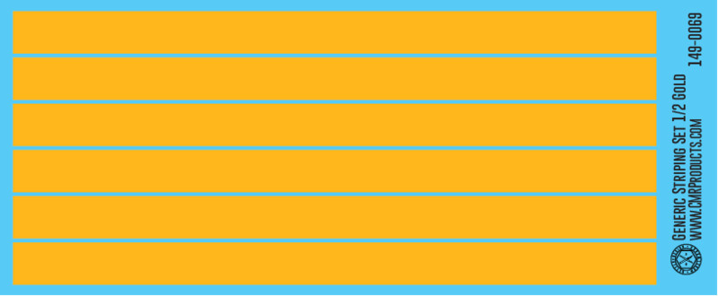 Generic Striping Decal Set Deluxe Gold