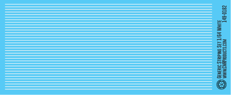Generic Striping Decal Set White