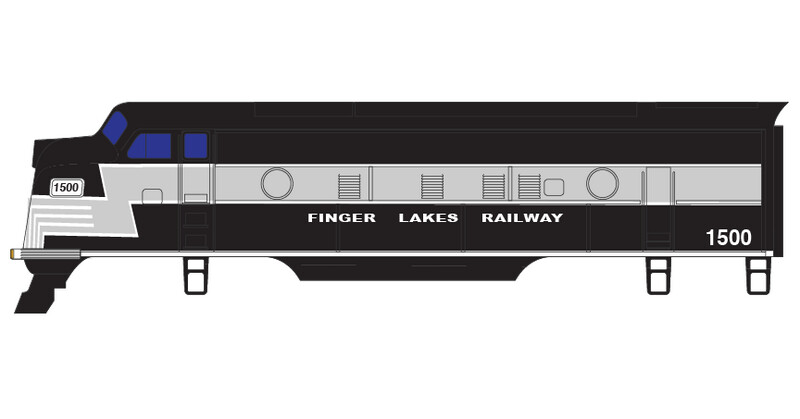 Finger Lakes Railway F Unit Locomotive Decal Set