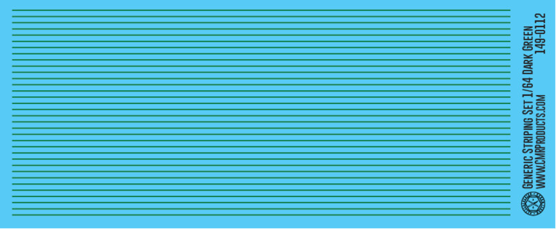 Generic Striping Decal Set Dark Green