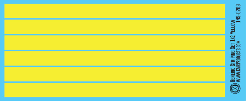 Generic Striping Decal Set Yellow