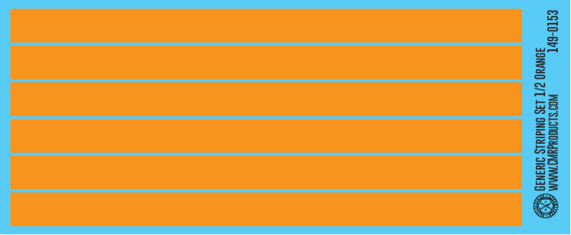 Generic Striping Decal Set Orange