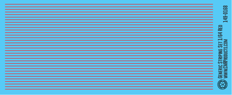 Generic Striping Decal Set Red