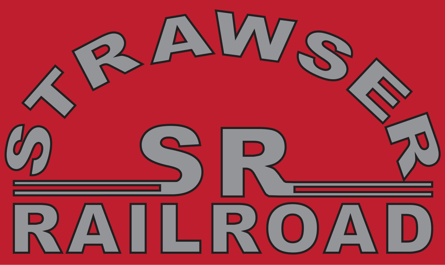Stawser Raliroad Speeder Door Logo Vinyl