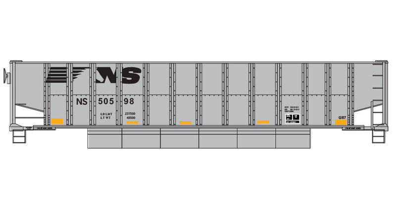 Norfolk Southern Coalporter Gondola Thoroughbred Logo