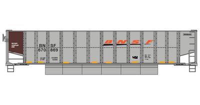 BNSF Coalporter Modern Logo Scheme Decals