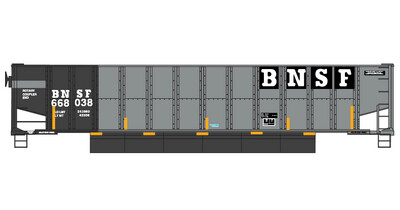 BNSF Coalporter Blocked Initials Scheme Decals