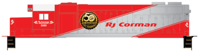 RJ Corman Locomotive GP38 50th Anniversary Decals